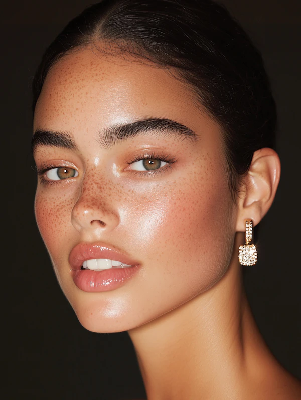 Freckled Beauty Portrait
