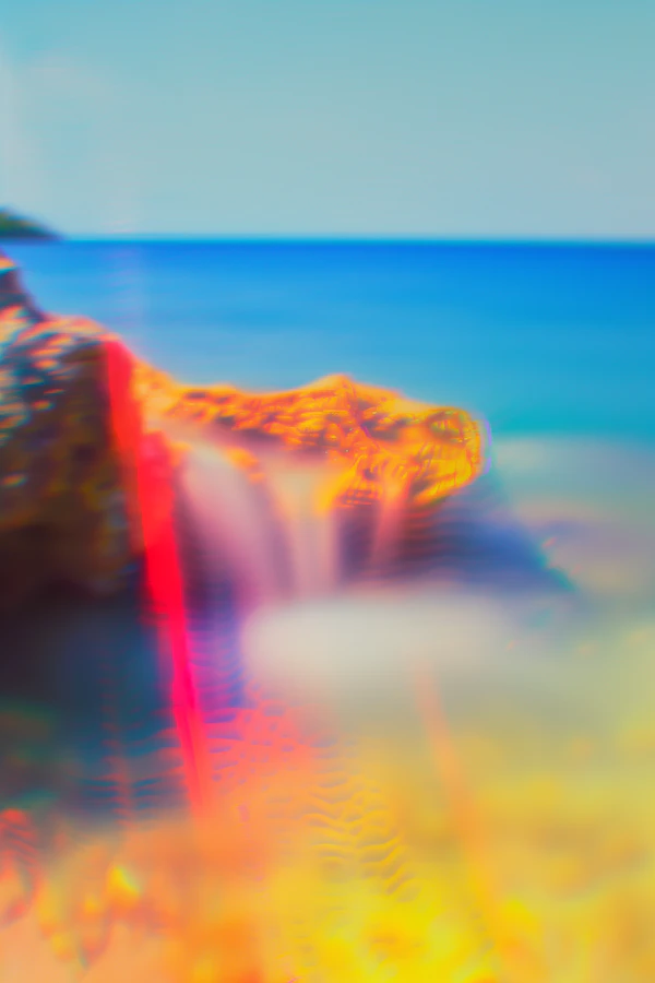 Abstract Coastal Scene