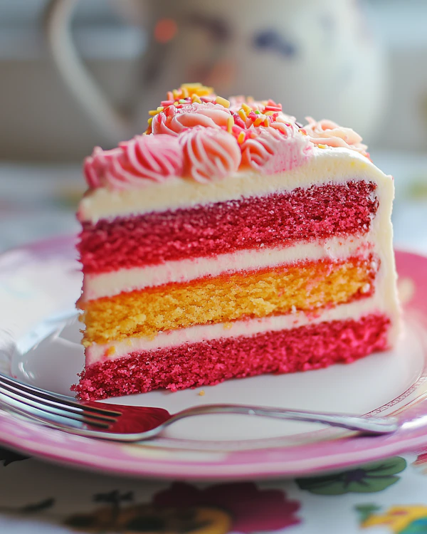Vibrant Layered Cake