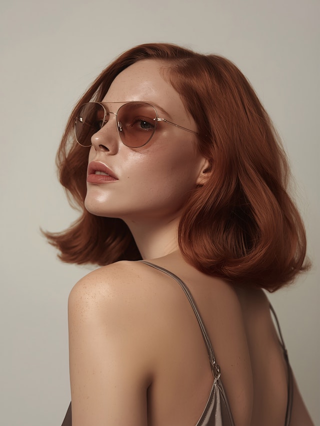 Red-Haired Woman Portrait