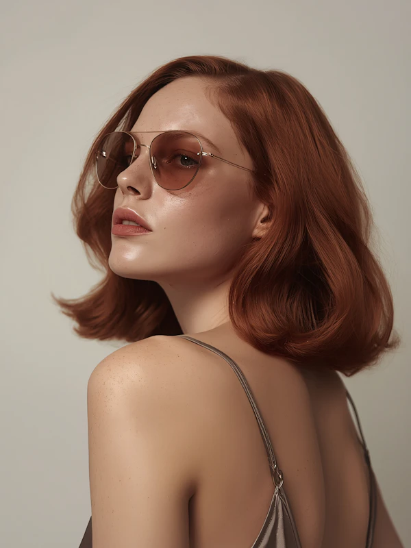 Red-Haired Woman Portrait