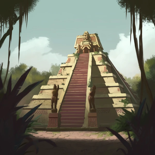 Ancient Mesoamerican Pyramid