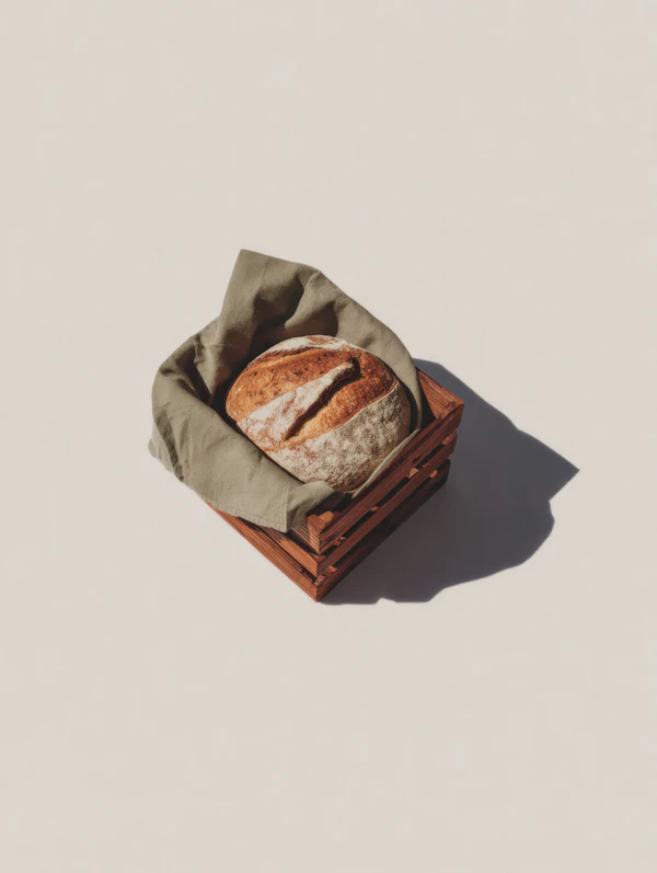 Rustic Bread Display