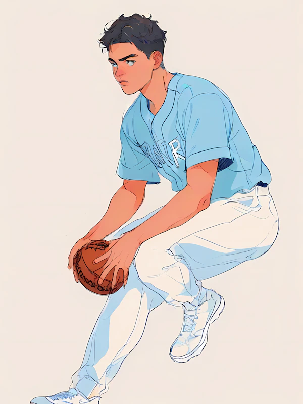 Baseball Player Art