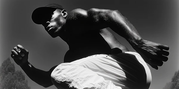 Focused Athletic Motion