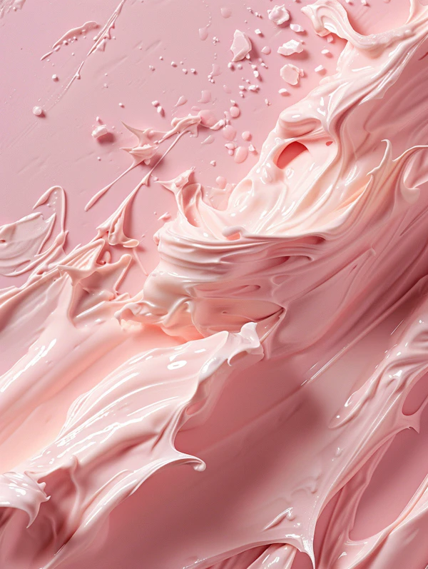 Pink Creamy Swirls