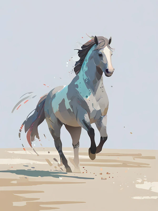 Galloping Horse Art