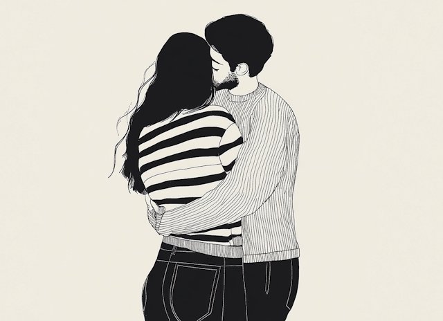 Intimate Embrace Illustration