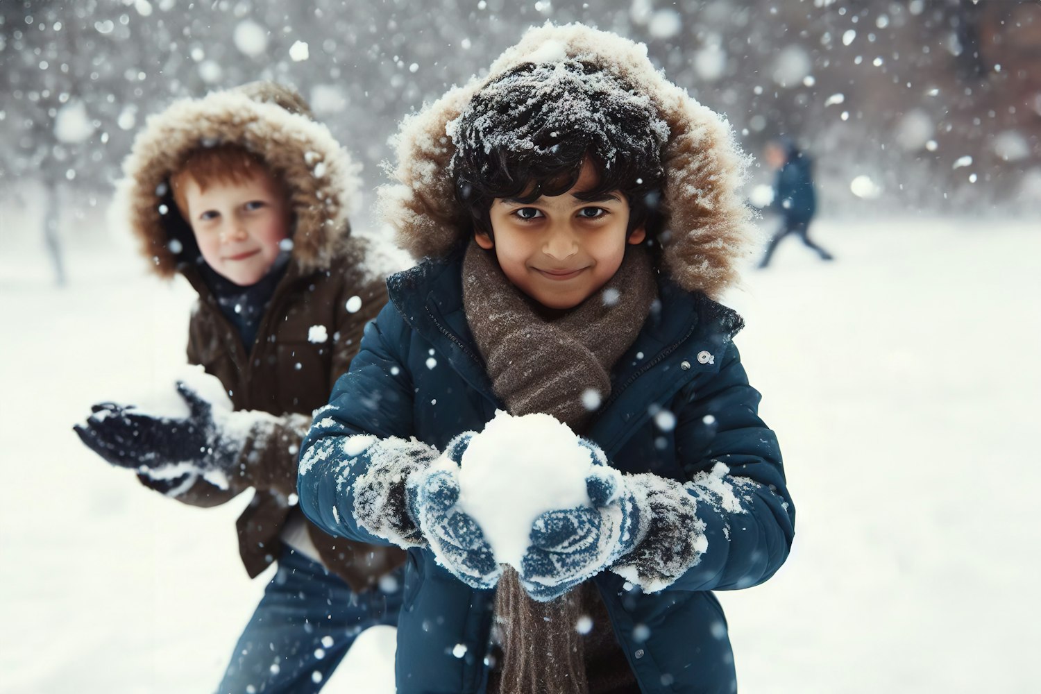 Joyful Snowy Play