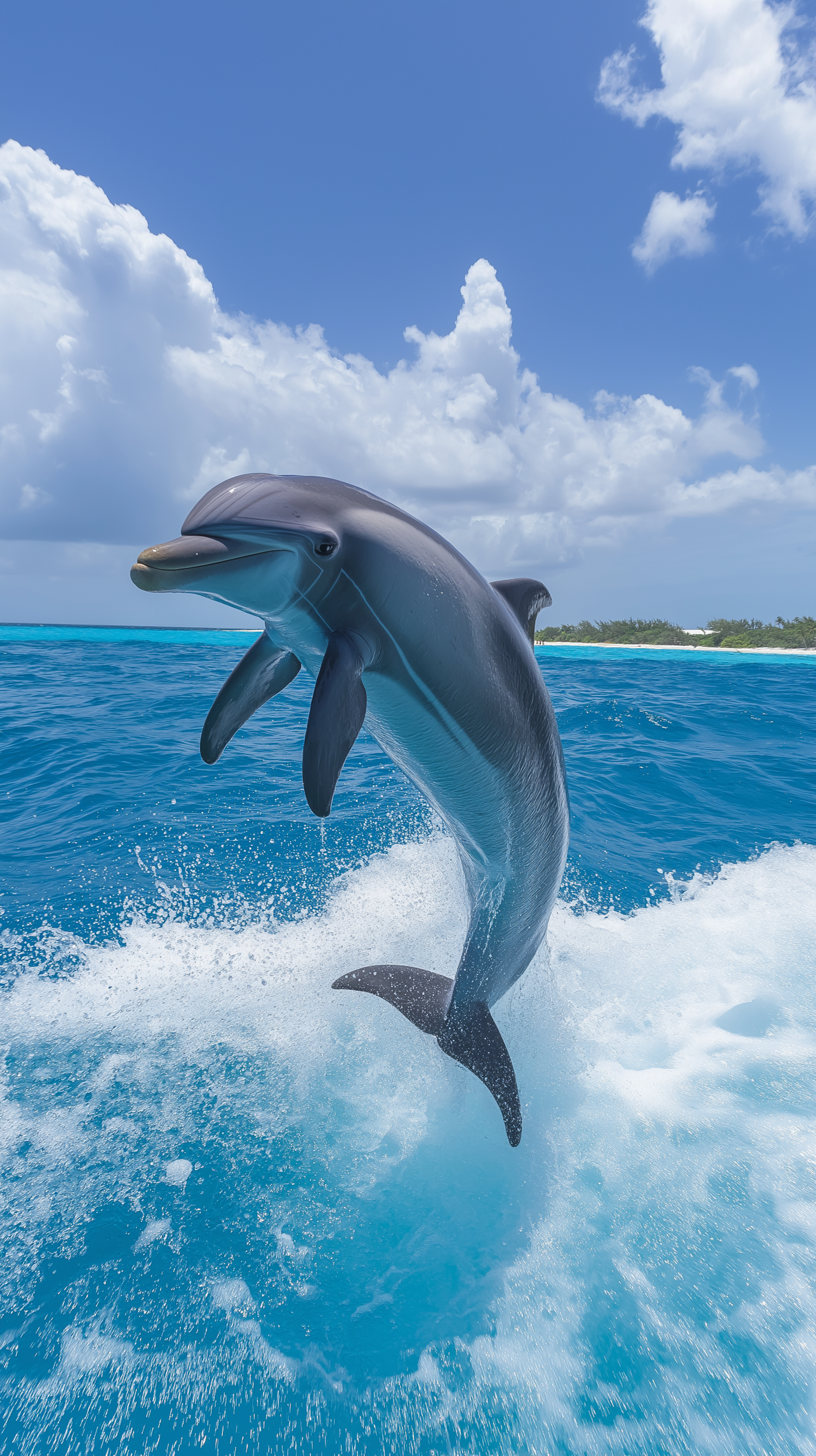 Dolphin Leaping in the Sunshine