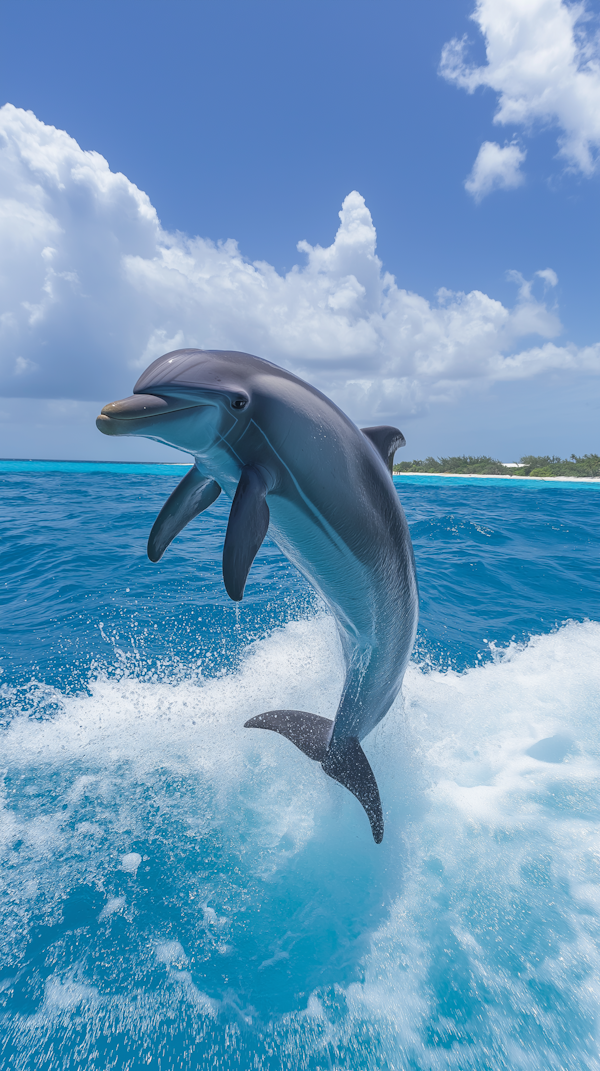 Dolphin Leaping in the Sunshine