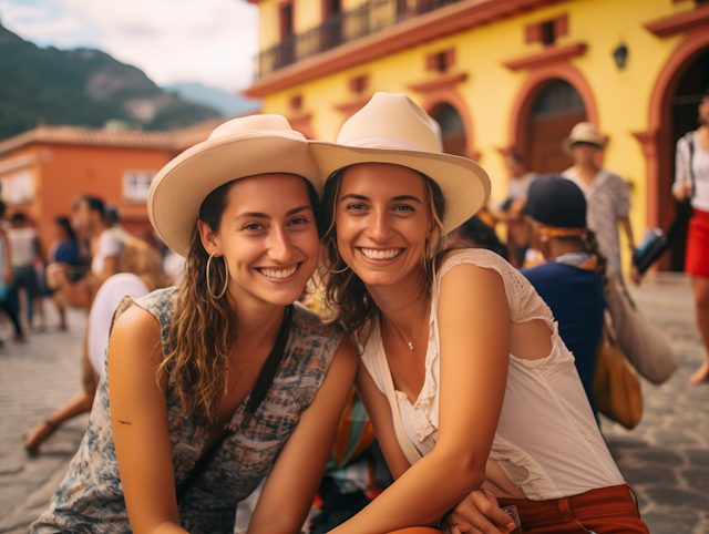 Joyful Friends with Fedoras