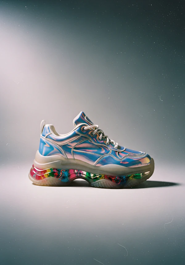 Futuristic Sneaker Display
