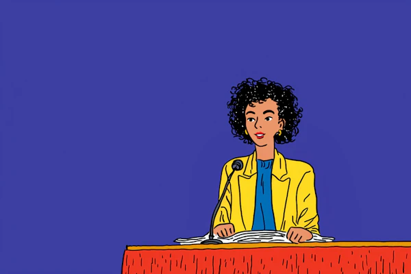 Confident Speaker Portrait