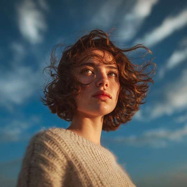 Contemplative Woman