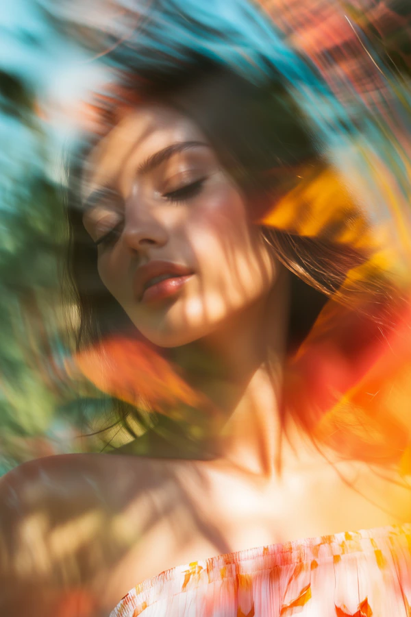 Dreamy Woman Portrait