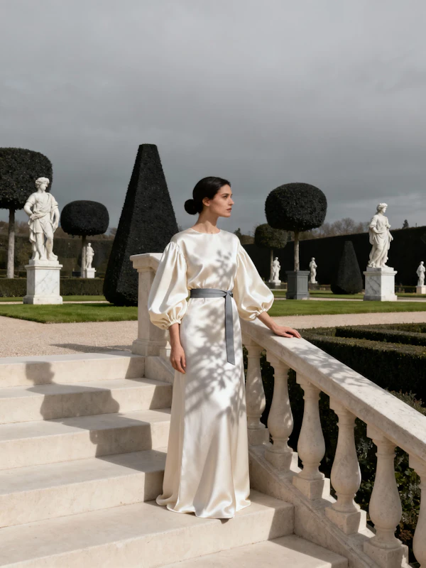 Elegant Garden Portrait