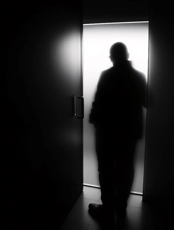 Silhouette in Doorway