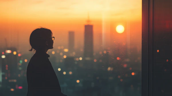 Silhouette at Sunset