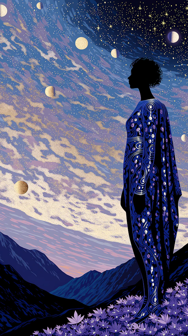 Celestial Night Scene