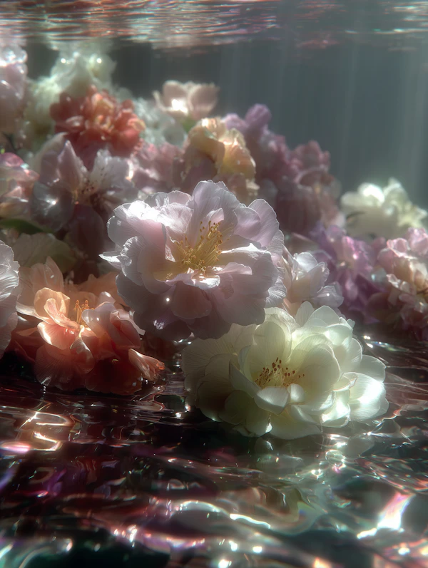 Underwater Floral Serenity