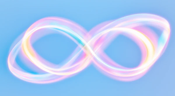 Glowing Infinity Symbol