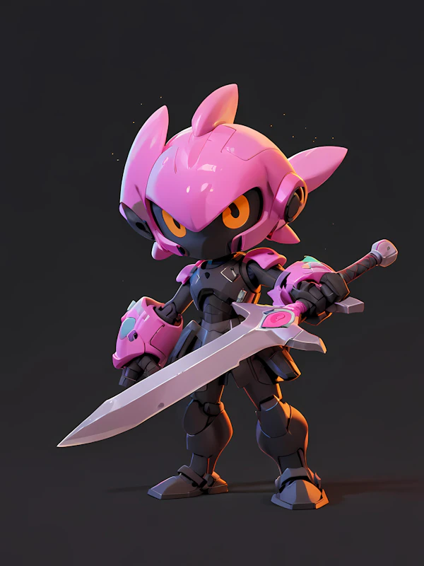 Futuristic Robot Knight