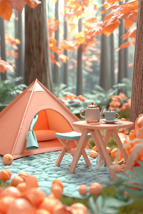 Serene Camping Scene