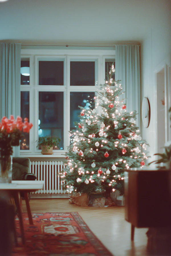 Cozy Christmas Living Room