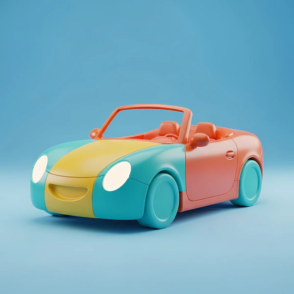 Colorful Toy Car
