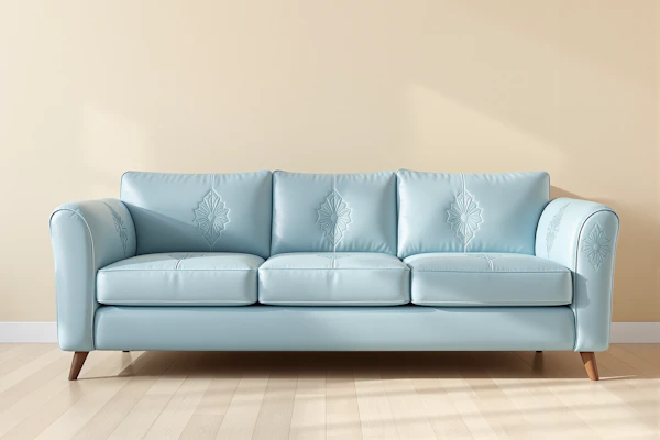 Elegant Blue Sofa