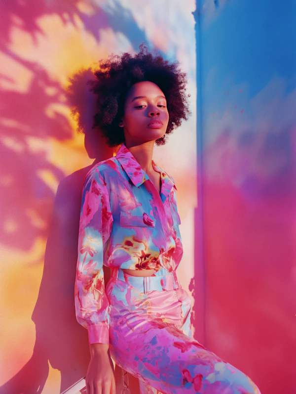 Sunlit Duality with Synthetic Hues