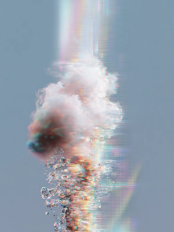 Ethereal Glitch Cloud