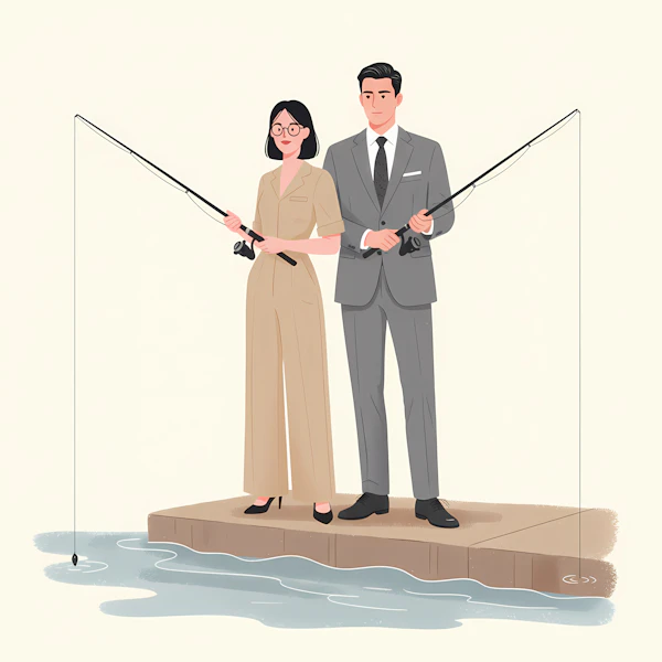 Fishing on the Dock