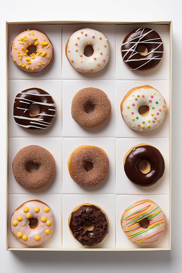 Assorted Gourmet Donuts Collection