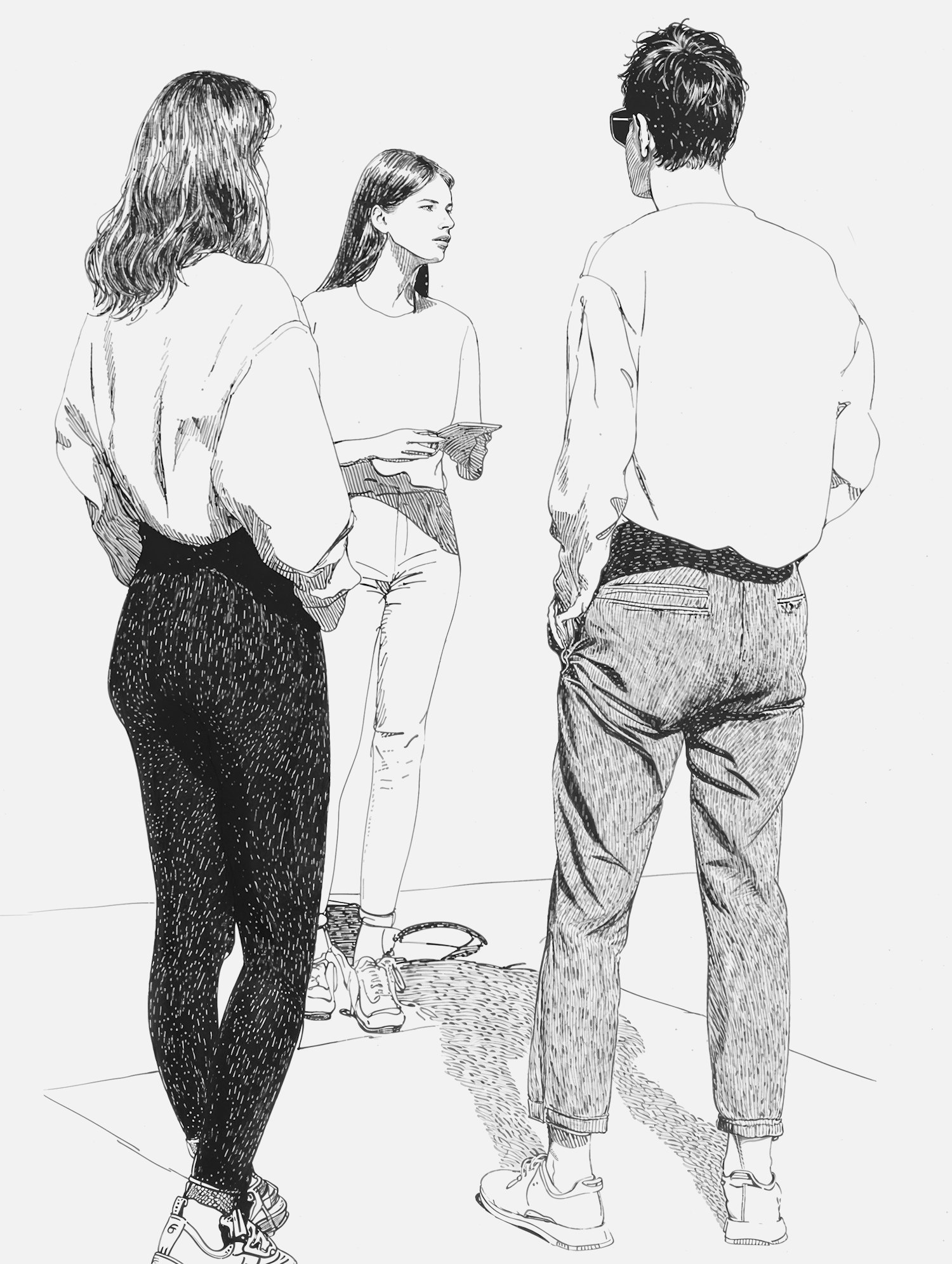 Group Conversation Illustration