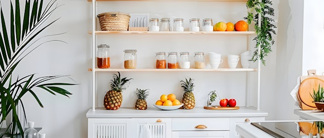 Bright and Organized Kitchen