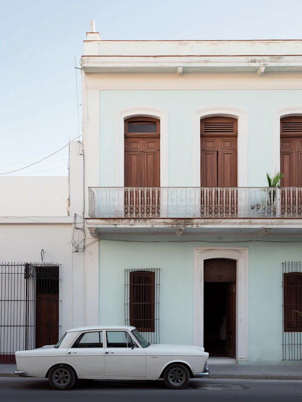 Colonial Street Scene