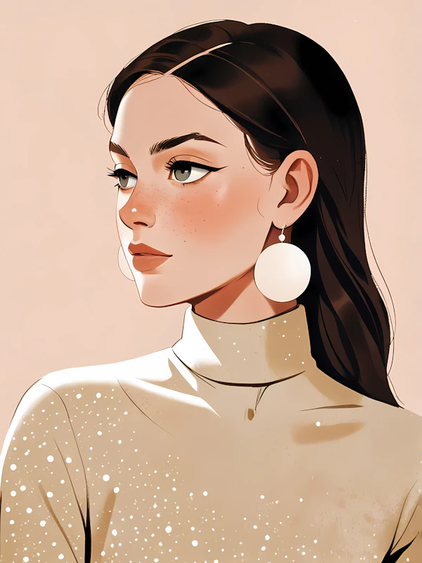 Stylized Woman Illustration