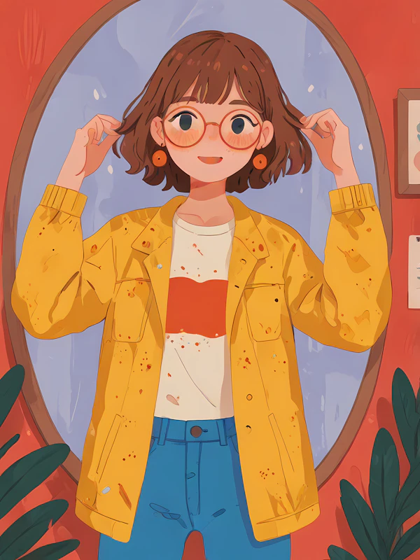 Cheerful Cartoon Illustration
