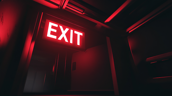 Illuminated Exit Sign