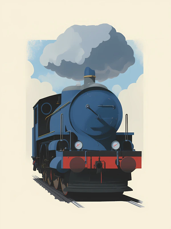 Vintage Steam Locomotive