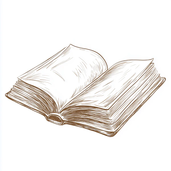 Vintage Book Sketch