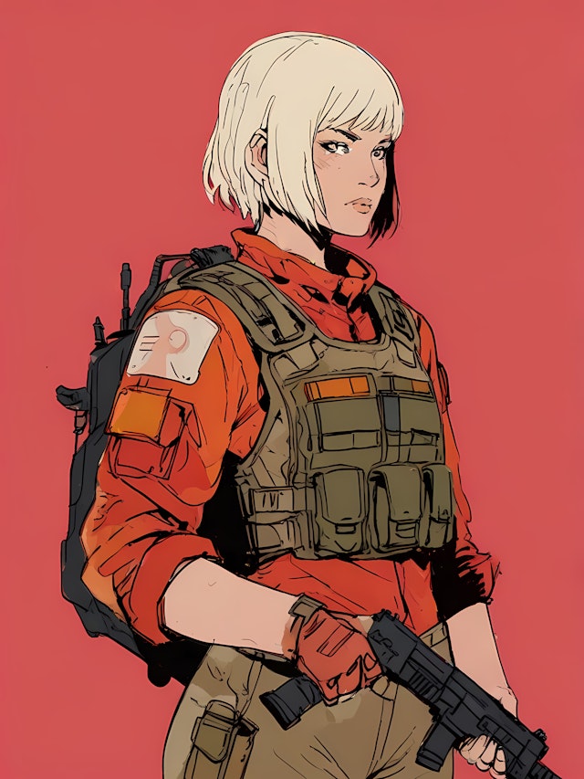 Tactical Character Illustration