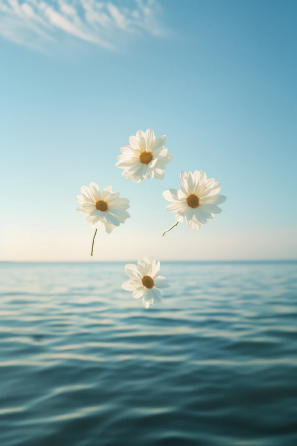 Floating Daisies Scene