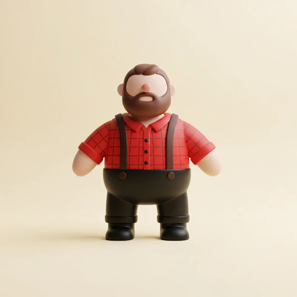 Cheerful Lumberjack