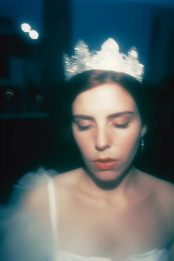 Serene Crowned Woman