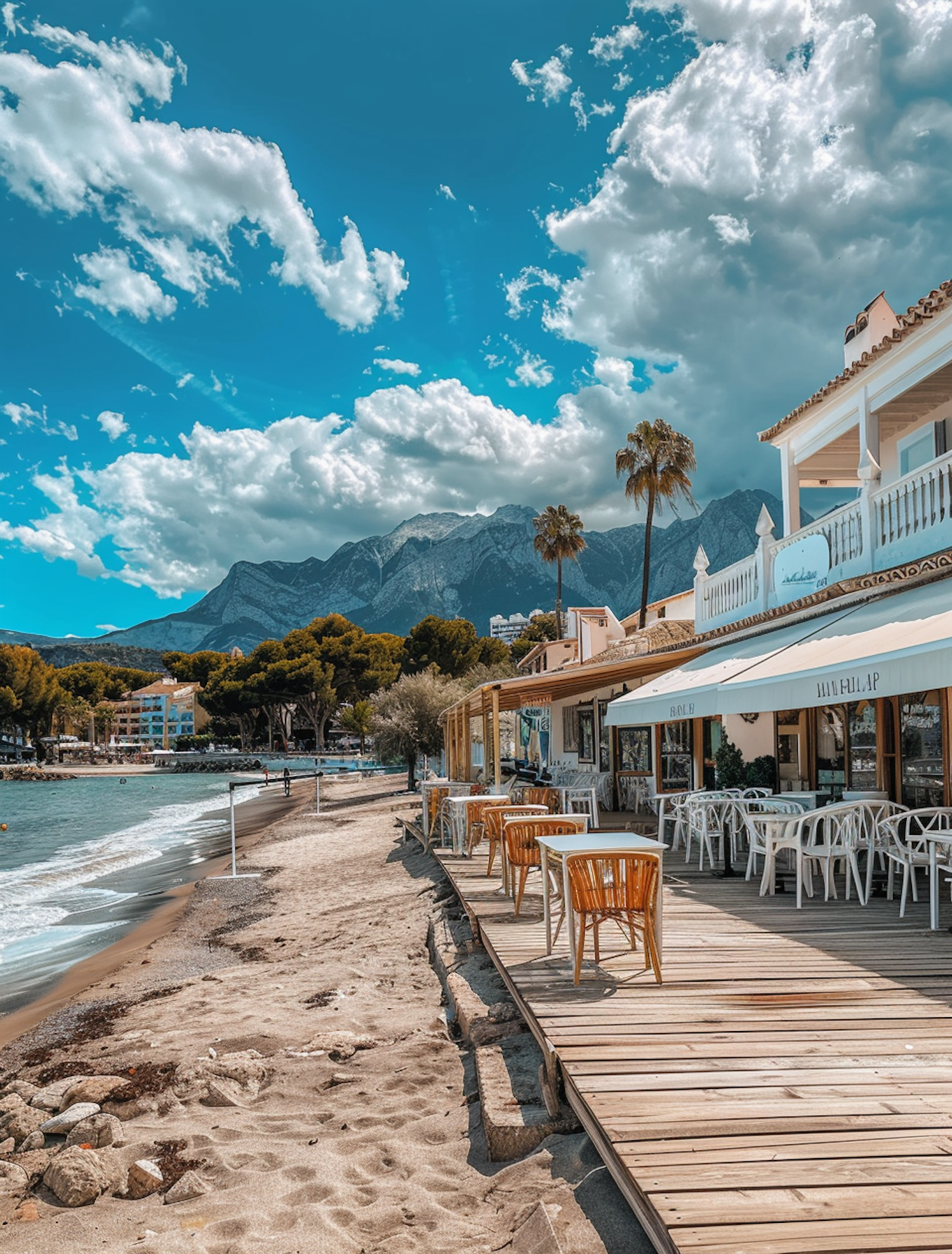 Idyllic Seaside Landscape