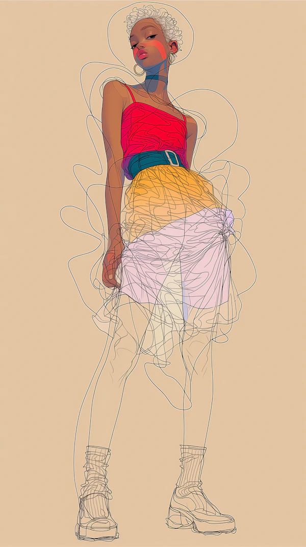 Dynamic Stylized Portrait