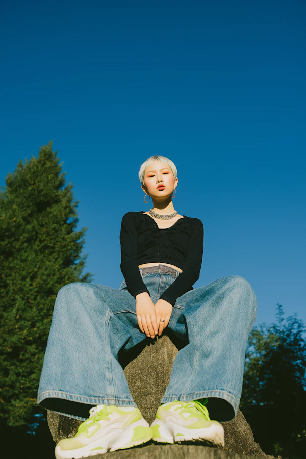 Person Relaxing Outdoors